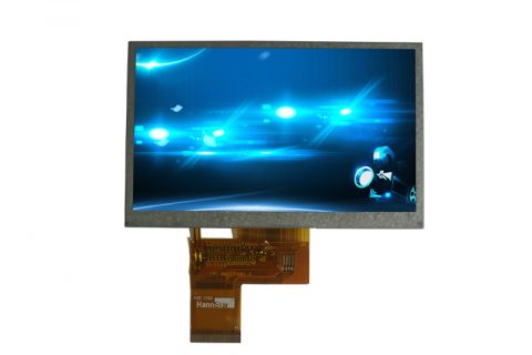 5寸TFT液晶显示屏 480x272 40PIN TN横屏RGB