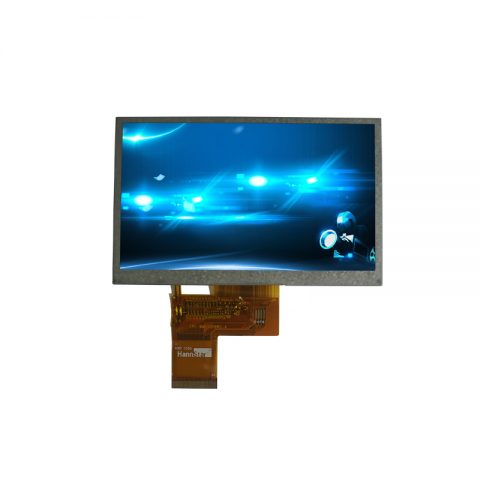 5寸TFT液晶显示屏 480x272 40PIN TN横屏RGB