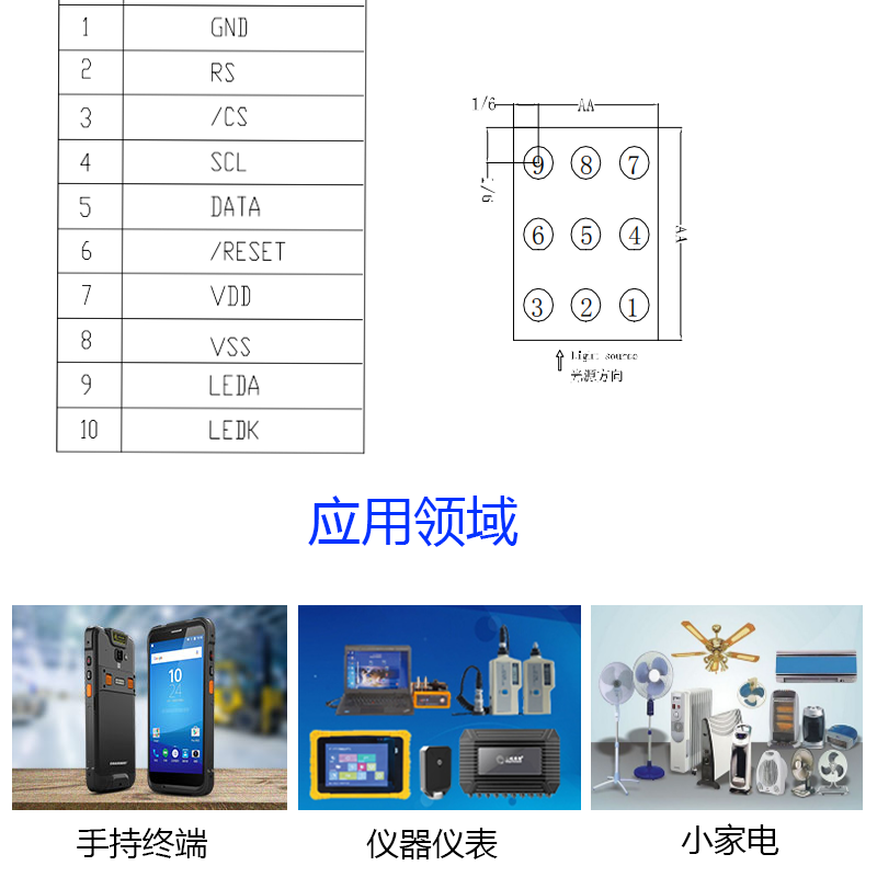 2.8寸液晶屏240(RGB) * 320 分辨率 SPI 262K