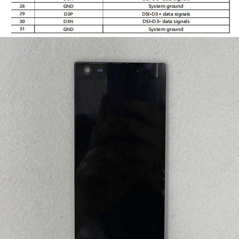 5寸液晶屏IPS 分辨率1080*1920 接口4LINE MIPI LED背光