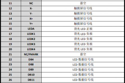 2.4寸TFT液晶屏显示屏定制 MCU 37PIN