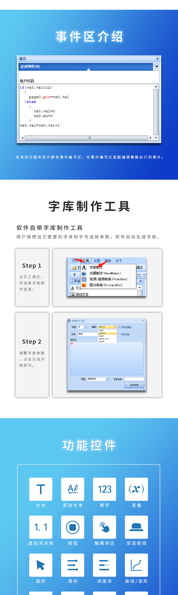 3.2寸液晶屏hmi 400*240 支持定制