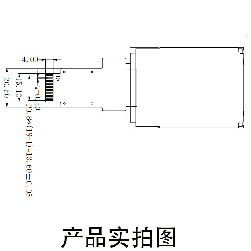 2.4寸液晶屏定制240*320 TN SPI 小尺寸小型工业手持设备屏