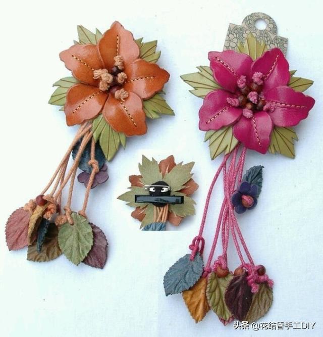 手工DIY：差点扔掉的碎皮子，能做N多美丽饰品，高端大气上档次