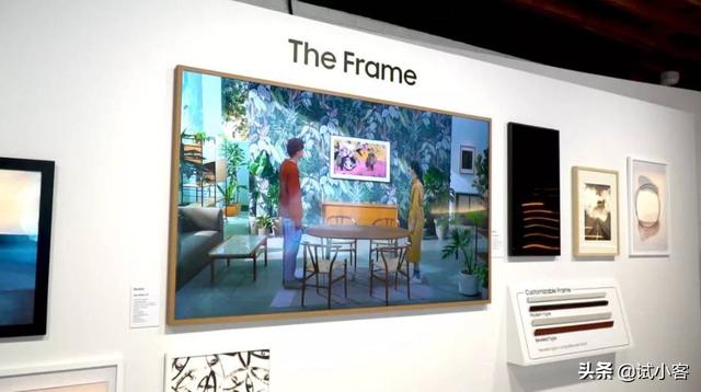 三星推出全新The Frame壁画电视：仅24.9mm厚，可更换相框