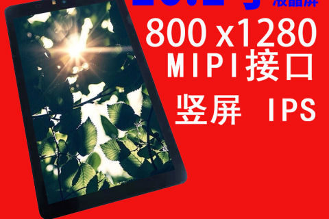 10.1寸液晶屏分辨率800*1280 高清 高亮MIPI IPS 人脸识别刷脸支付屏