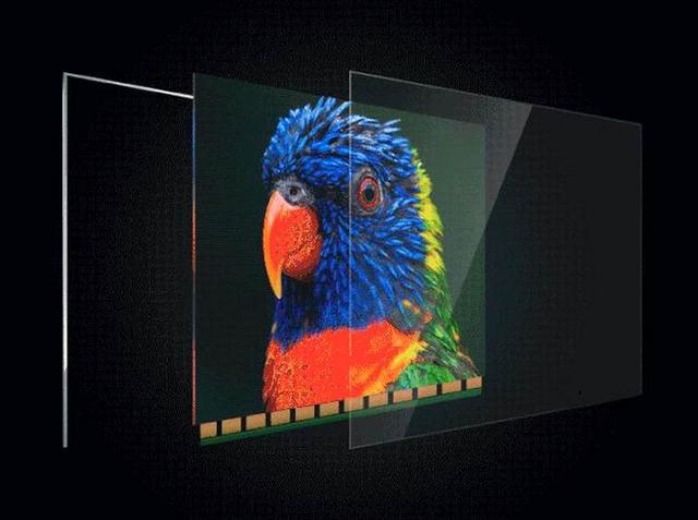 小米透明电视屏幕结构演示在解决屏幕问题后,小米透明电视需要对此前