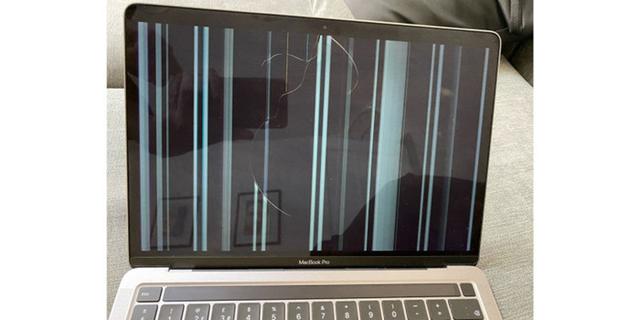 macbook屏幕碎了