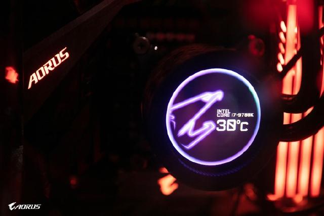 技嘉360水冷怎么显示温度（龙神360水冷显示屏怎样显示温度）