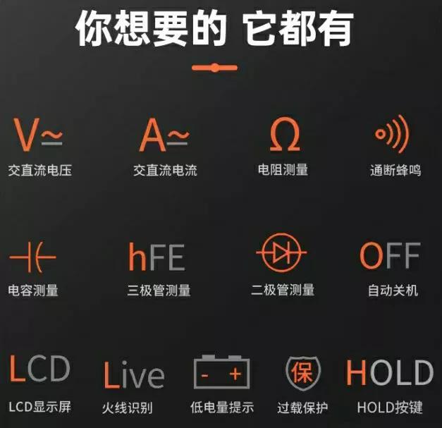 智能数字自动万用表怎么使用（智能数字万用表的使用方法图解）