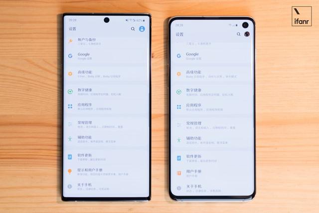 三星note10屏幕自然和鲜艳