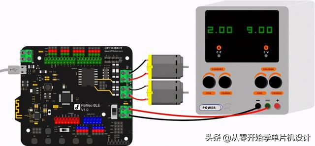 基于51系列单片机控制的直流电机PWM调速实验