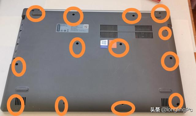 联想小新潮5000机械硬盘怎么拆
