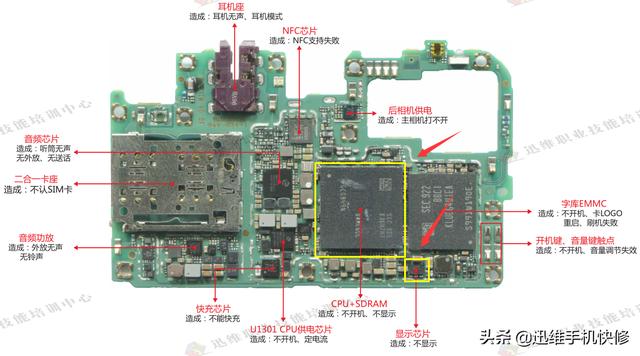 荣耀v20主板标注图2不显示维修思路显示座子原理图显示座子哪里有问题