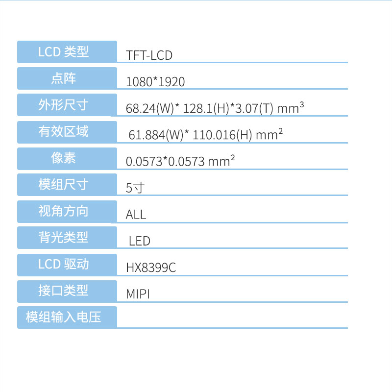 宇锡5.0寸高分辨率1080P，卫星手持机，摄像机，无人机遥控器专用屏幕