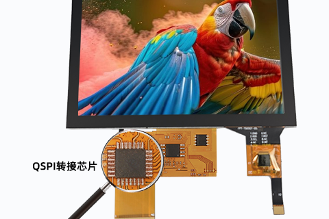 《宇锡高分辨率屏 + QSPI 接口定制：高速高清双突破》