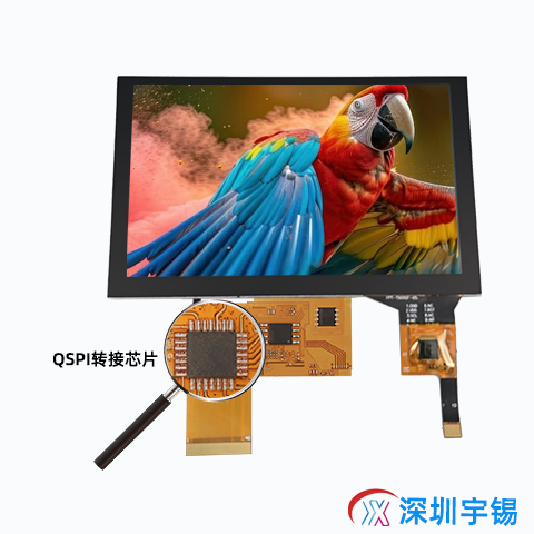 《宇锡高分辨率屏 + QSPI 接口定制：高速高清双突破》