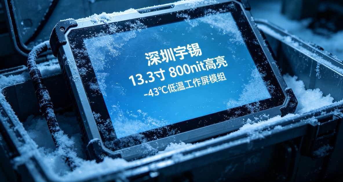 《深圳宇锡13.3寸800nit高亮-43℃低温工作屏模组雨后春笋》