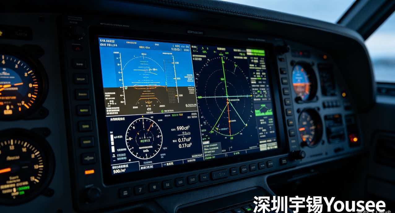 《深圳宇锡机载串口屏0.17cd/m²到2000cd/m²超宽调光,昼夜模式切换》