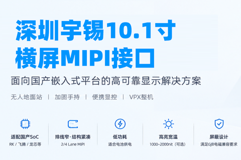 《深圳宇锡10寸横屏Mipi接口模组｜逆流成河》